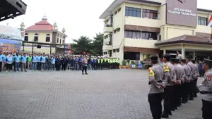 Polres Tanjung Priok Gelar Apel Gabungan Potensi Masyarakat Antisipasi Gangguan Keamanan Akhir Tahun