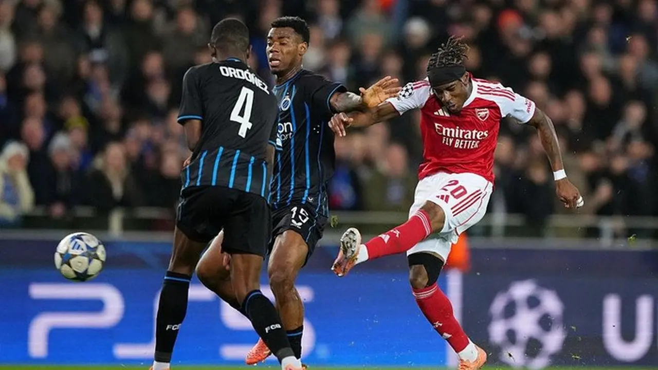 Babak Pertama: Arsenal Sementara Ungguli Club Brugge 1-0 di Liga Champions