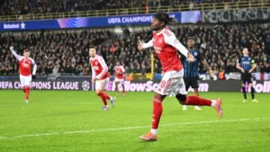 Brace Madueke Bawa Arsenal Bungkam Club Brugge 3-0 di Liga Champions