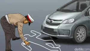 Mobil Grand Max Terjebak di Kolong Siswa Usai Tabrak Lapangan SD Cilincing