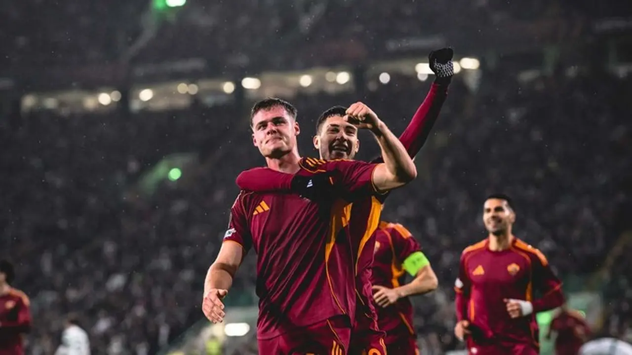 AS Roma Bungkam Celtic 3-0 di Liga Europa, Evan Ferguson Cetak Brace