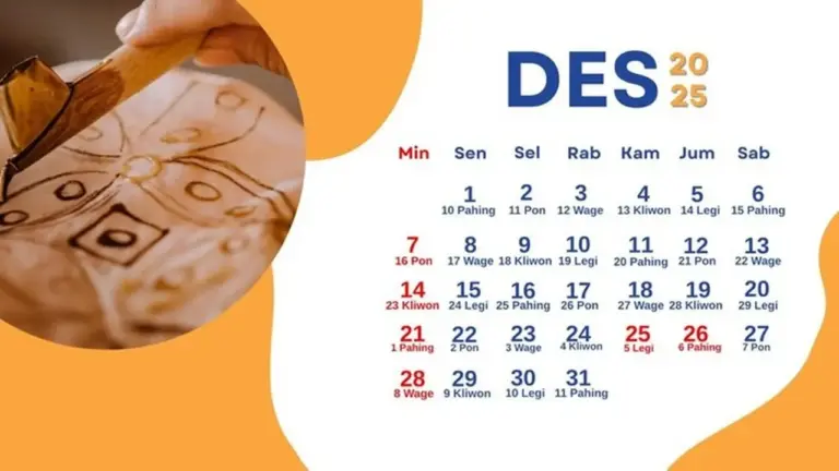 Weton Hari Ini: Senin, 22 Desember 2025 – Mengenal Watak Si Senin Pon