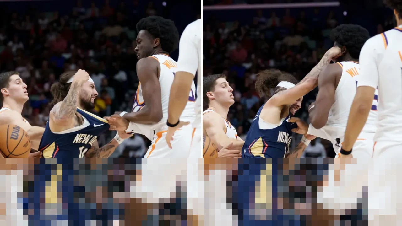 Insiden Panas Warnai Laga Pelicans vs Suns: Jose Alvarado dan Mark Williams Diusir Wasit