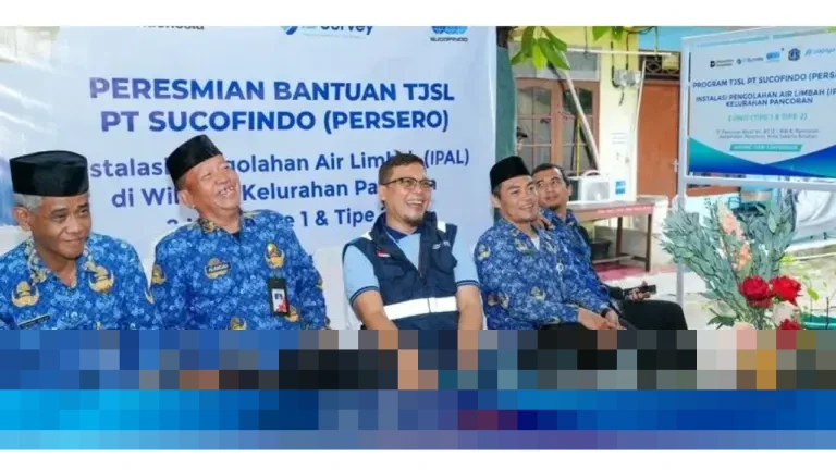 IPAL Komunal Pancoran Diresmikan, Sucofindo Pastikan Kualitas Air Meningkat di Kawasan Padat