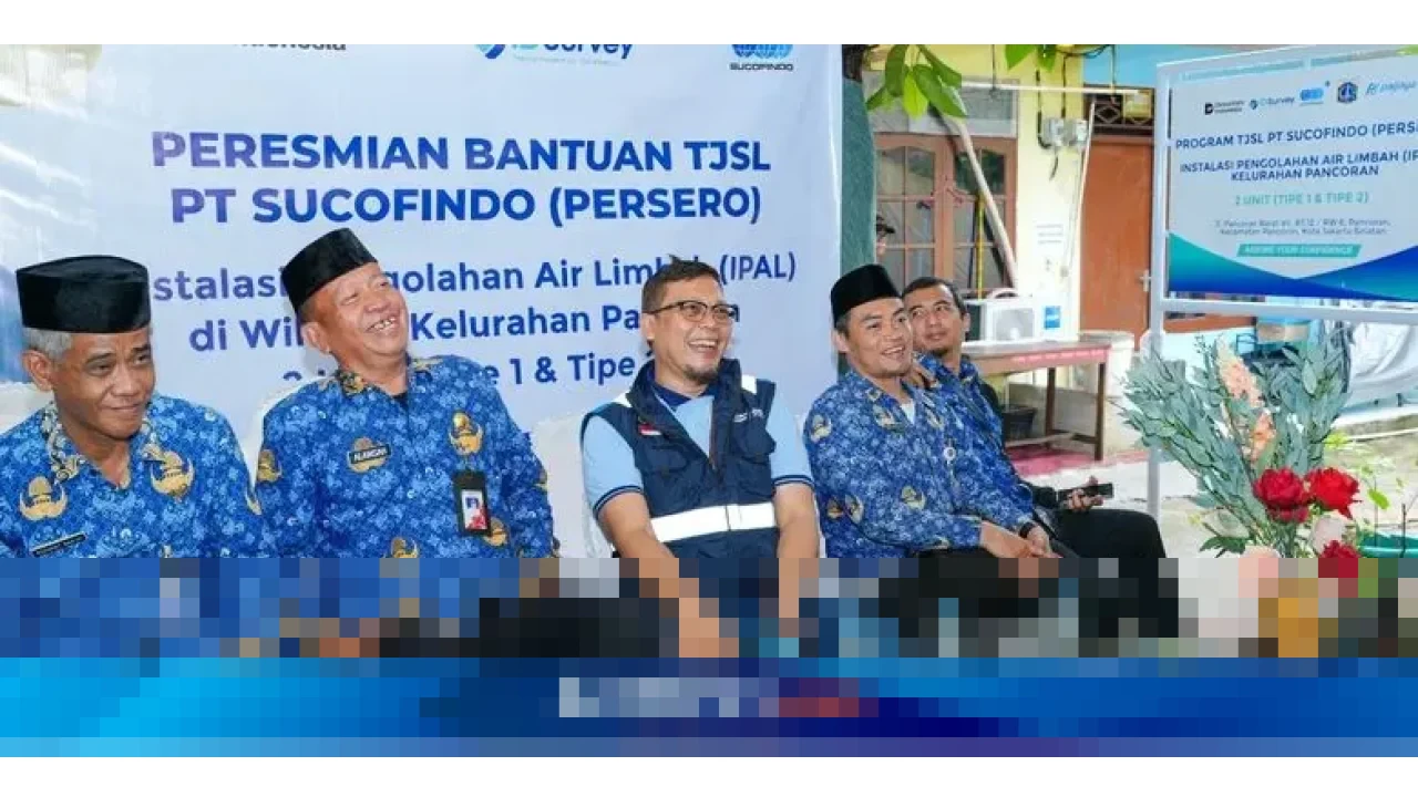 IPAL Komunal Pancoran Diresmikan, Sucofindo Pastikan Kualitas Air Meningkat di Kawasan Padat