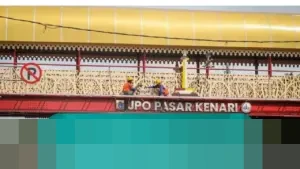 JPO Pasar Kenari Tampil Memukau dengan Sentuhan Budaya Betawi, Bagian dari Revitalisasi Infrastruktur DKI