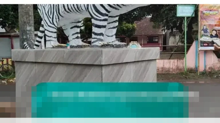 Kades Balongjeruk Minta Maaf soal Patung Macan Putih Viral, Pastikan Akan Diganti