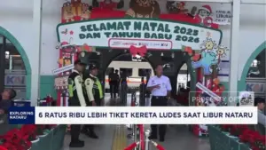 KAI Daop 1 Jakarta Catat Lebih dari 637 Ribu Tiket Kereta Ludes untuk Libur Nataru 2025-2026
