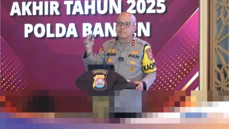Kapolda Banten Irjen Hengki Umumkan Penurunan Kejahatan yang Meresahkan Masyarakat Sepanjang 2025