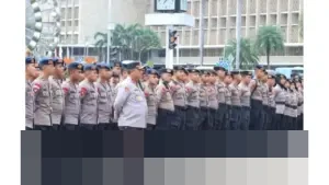 Kapolres Jakpus Pastikan 2.617 Personel Siap Kawal Demo Buruh di Monas dengan Humanis