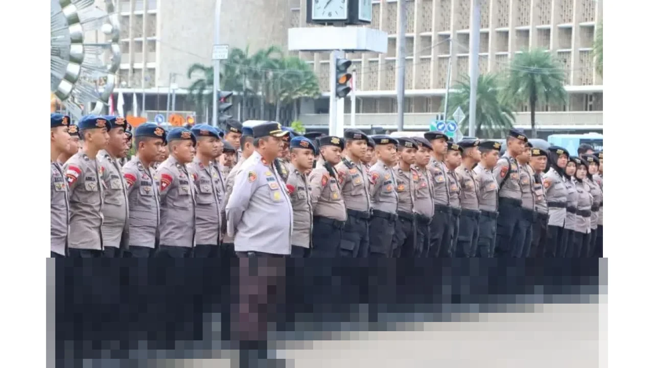 Kapolres Jakpus Pastikan 2.617 Personel Siap Kawal Demo Buruh di Monas dengan Humanis
