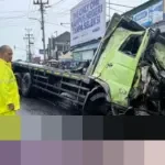 Kapolres Wonosobo: “Truk Tronton Rem Blong Tabrak Tugu di Kertek, Lima Orang Luka Ringan”