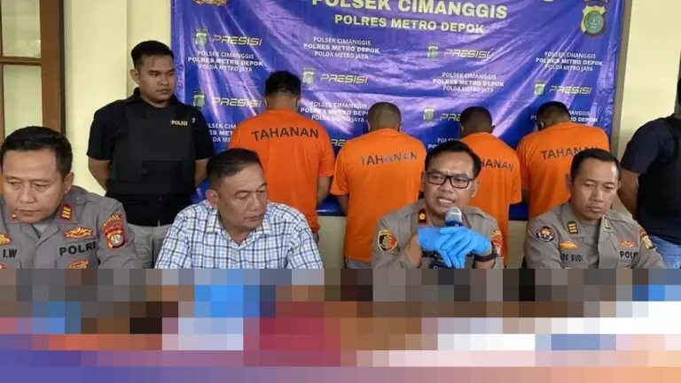 Kapolsek Cimanggis: Empat Pelaku Begal Motor Lansia di Depok Berkedok Debt Collector Dibekuk