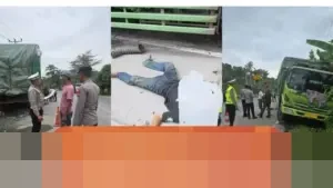 Kecelakaan Maut Truk Tabrak Truk di Jalinsum Lampung Selatan Tewaskan Tiga Orang, Dua Luka Berat