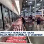 Kekhawatiran Kondisi Pekerjaan dan Pendapatan Tekan Kepercayaan Konsumen Amerika Serikat pada Desember
