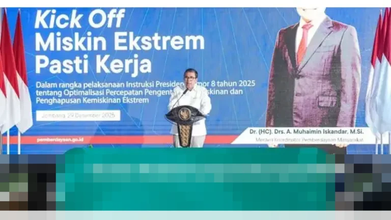 Kemenko PM Resmi Luncurkan Program Miskin Ekstrem Pasti Kerja di Jombang, Sasar 10.000 Warga