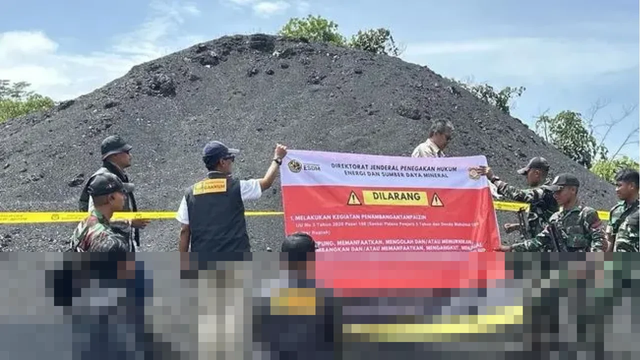 Kementerian ESDM Amankan 70 Ribu Ton Batu Bara Ilegal di Kutai Kartanegara Kementerian ESDM Amankan 70 Ribu Ton Batu Bara Ilegal di Kutai Kartanegara
