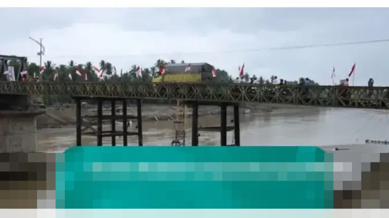 Kementerian PU Resmi Buka Jembatan Darurat Krueng Tingkem, Akses Bireuen-Banda Aceh Pulih