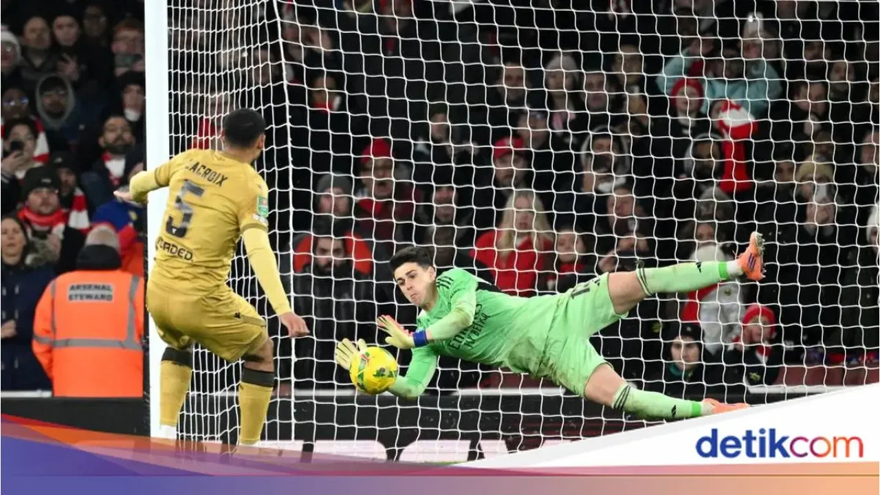Kepa Arrizabalaga Jadi Pahlawan Adu Penalti Arsenal, Siap Hadapi Mantan Klub Chelsea di Semifinal Carabao Cup