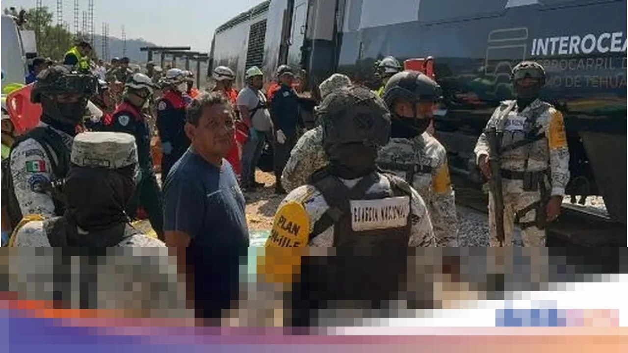 Kereta Api Meksiko Anjlok di Oaxaca, 13 Penumpang Tewas dan 98 Luka-luka
