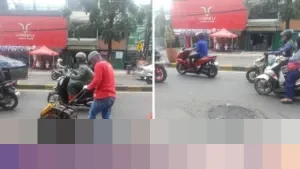 Kompol Bambang: “Alhamdulillah Barusan Ditambal,” Respons Cepat Atasi Jalan Berlubang di Tangsel