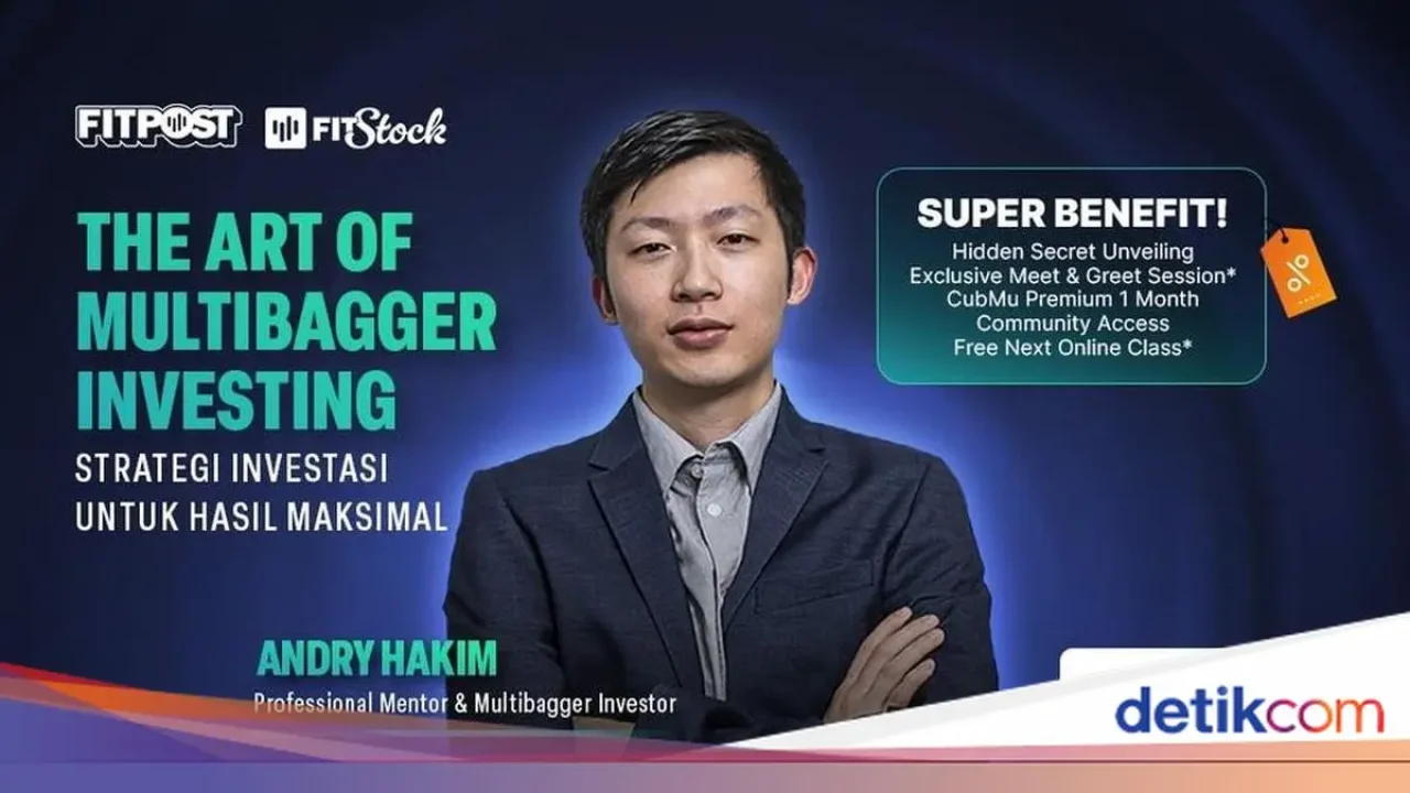 Kuasai Strategi Investasi Saham Jangka Panjang: Andry Hakim Bagikan Rahasia Portofolio Tumbuh 20.000 Persen