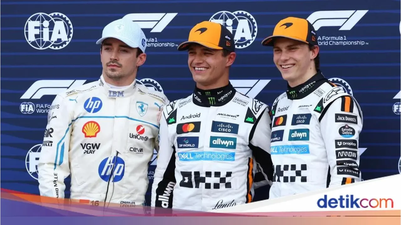 Lando Norris Rebut Pole Position F1 GP Monako 2025, Kalahkan Charles Leclerc di Kandang