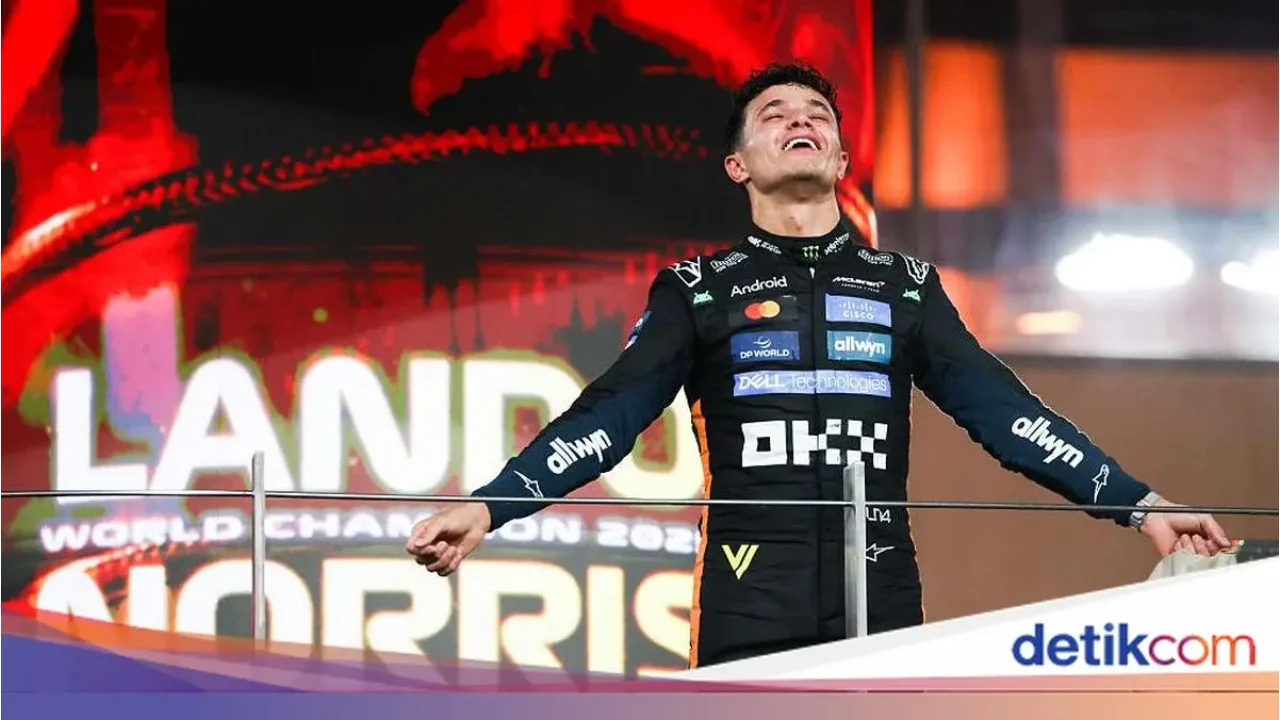 Lando Norris Sabet Gelar Juara Dunia Formula 1 2025, Akhiri Penantian Panjang McLaren