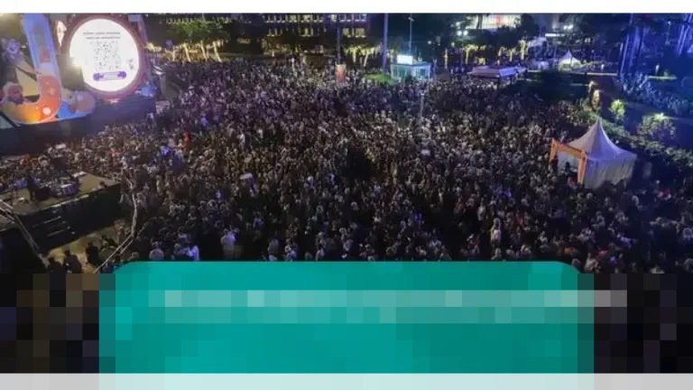 Lautan Manusia Padati Bundaran HI Jelang Perayaan Tahun Baru 2026 Tanpa Pesta Kembang Api