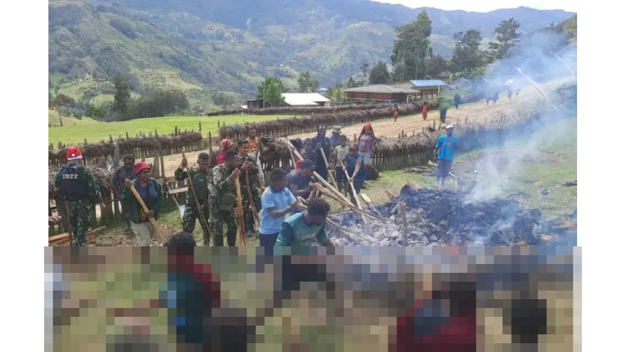 Letkol Amar Supratman: Doa Bersama Satgas Yonif 511/DY dan Warga Lanny Jaya Perkuat Stabilitas Jelang 2026