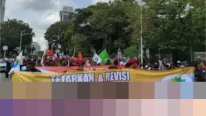 Massa Buruh Mulai Padati Patung Kuda, Tolak UMP DKI 2026 yang Dinilai Tak Layak