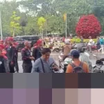 Massa Buruh Padati Jalan Medan Merdeka Selatan, Tuntut Pengembalian Nilai UMSK Jabar 2026