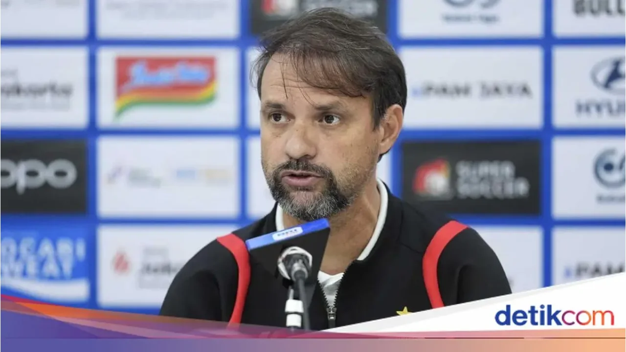 Mauricio Souza Enggan Komentari Wasit Usai Persija Dihantam Dua Kartu Merah dan Gol Dianulir