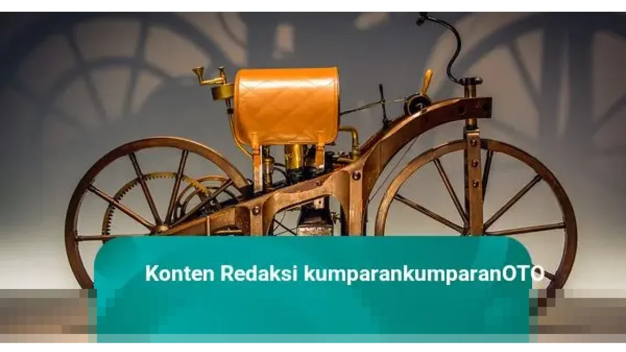 Mengenal Daimler Reitwagen: Motor Pertama di Dunia dengan Rangka Kayu dari Tahun 1885