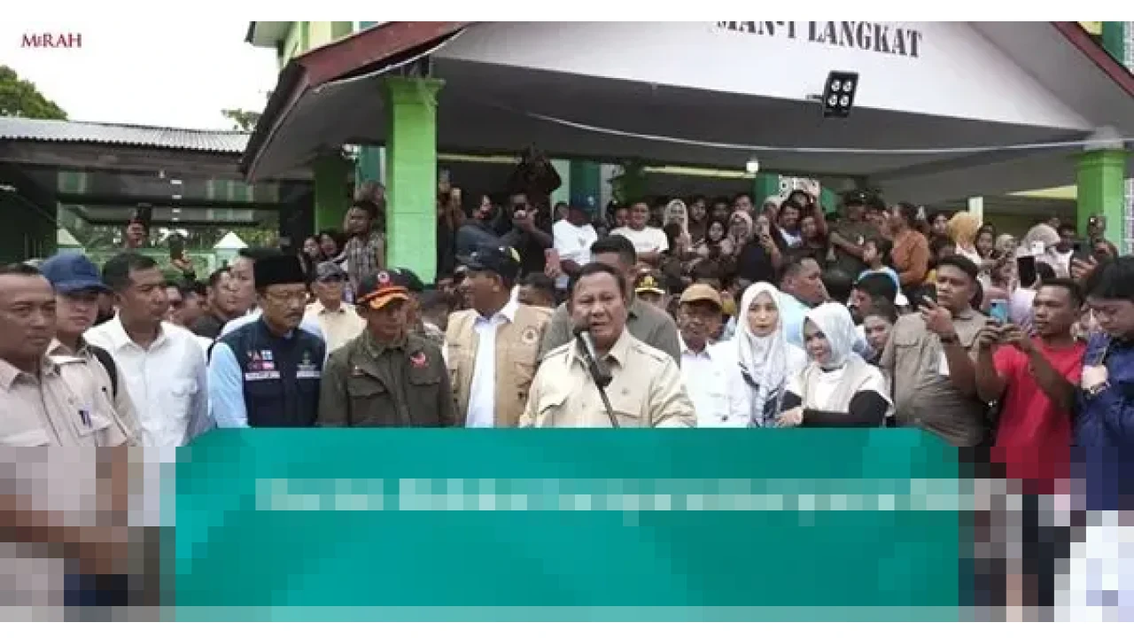 Mensesneg: Presiden Prabowo Direncanakan Sambut Tahun Baru di Lokasi Bencana Sumatera