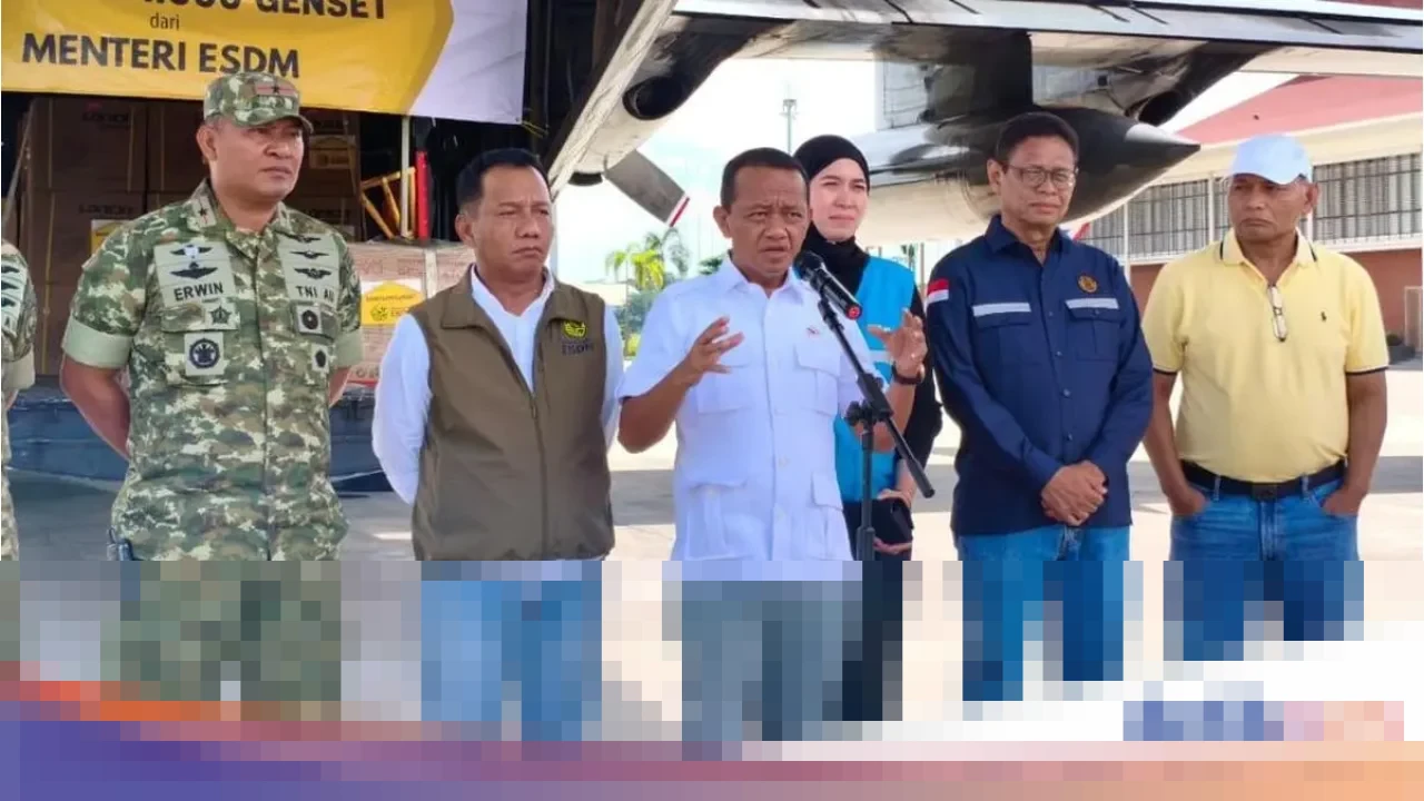 Menteri ESDM Bahlil Lahadalia: “35 Ribu Rumah di Aceh Belum Teraliri Listrik, 1.000 Genset Dikirim”