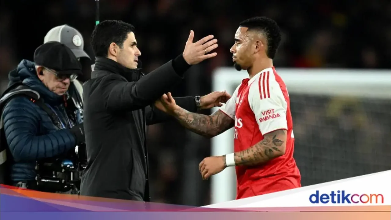 Mikel Arteta Pastikan Gabriel Jesus Siap Jadi Starter Lawan Crystal Palace di Carabao Cup