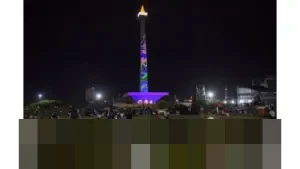Monas Diserbu 130.442 Pengunjung Selama Cuti Bersama Natal 2025: Atraksi Video Mapping Jadi Magnet