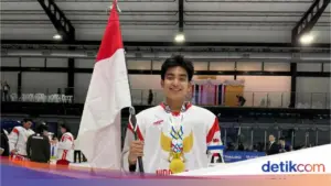 Muhammad Abyan Putra Arlan, Siswa SMA, Antar Timnas Hoki Es Indonesia Raih Emas SEA Games 2025