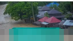 Padang Kembali Dilanda Banjir, Sungai Batang Air Dingin Meluap Akibat Curah Hujan Tinggi