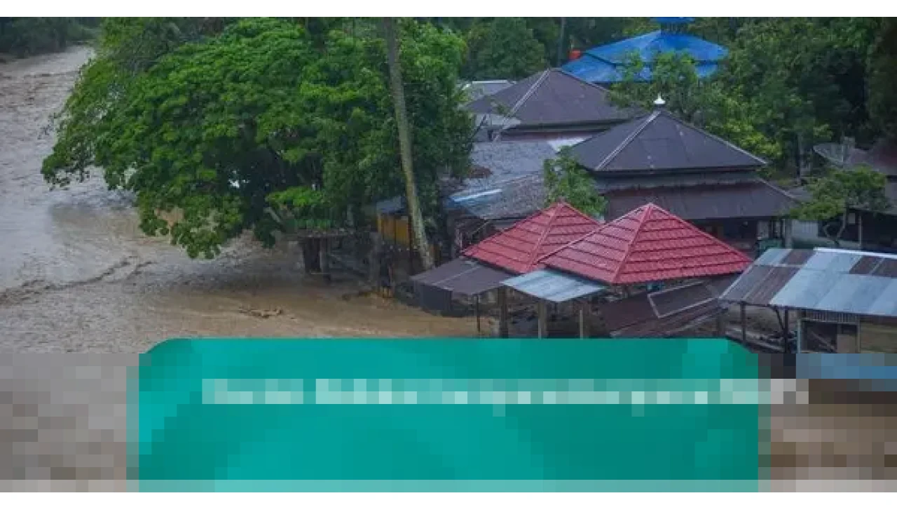 Padang Kembali Dilanda Banjir, Sungai Batang Air Dingin Meluap Akibat Curah Hujan Tinggi