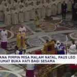 Paus Leo XIV Ajak Umat Peduli Kaum Miskin dalam Misa Malam Natal Perdana di Vatikan