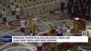 Paus Leo XIV Ajak Umat Peduli Kaum Miskin dalam Misa Malam Natal Perdana di Vatikan