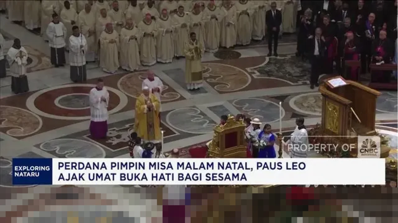 Paus Leo XIV Ajak Umat Peduli Kaum Miskin dalam Misa Malam Natal Perdana di Vatikan