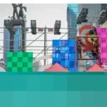 Pekerja Mulai Bangun Panggung Utama Perayaan Tahun Baru 2026 di Bundaran HI Jakarta