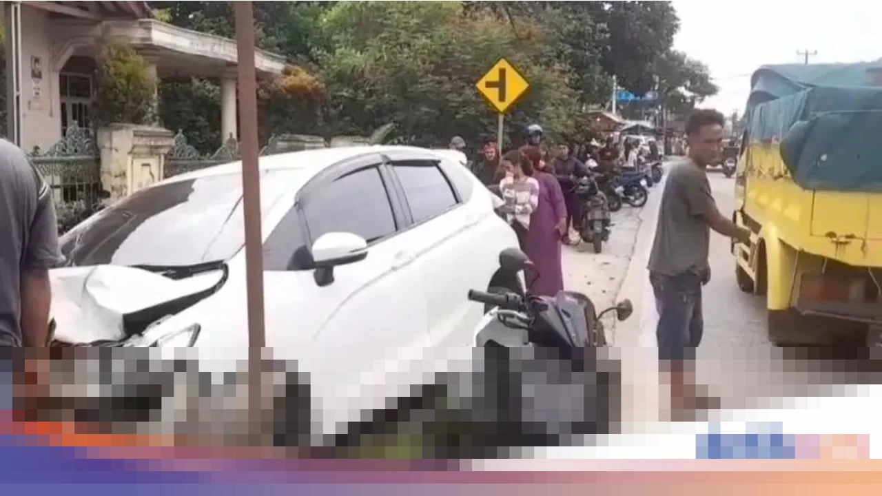 Pelajar SMA di Lebak Tabrak Tiga Pemotor hingga Luka-luka, Diduga Hilang Kendali Saat Menyalip