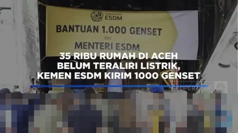 Pemerintah Kirim 1.000 Genset ke Aceh, Puluhan Ribu Rumah Masih Gelap Akibat Bencana Pemerintah Kirim 1.000 Genset ke Aceh, Puluhan Ribu Rumah Masih Gelap Akibat Bencana