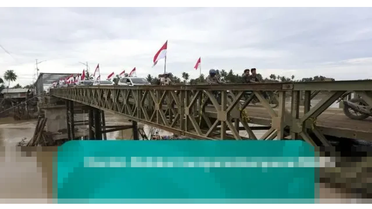 Pemerintah Rampungkan 10 Jembatan Darurat Bailey di Aceh, Sumbar, Sumut, Pulihkan Akses Warga