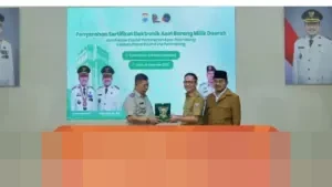 Pemkot Palembang Kantongi 30 Sertifikat Elektronik Aset Barang Milik Daerah, Percepat Legalisasi