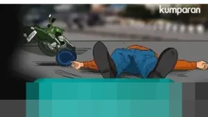 Pemotor Tewas di Kalimalang Jaktim Usai Tabrak Kendaraan Roda Tiga, Diduga Akibat Kebut-kebutan